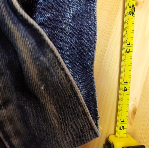 Armani Exchange Distressed Cargo Jeans 30Wx28L Blue - Picture 14 of 16